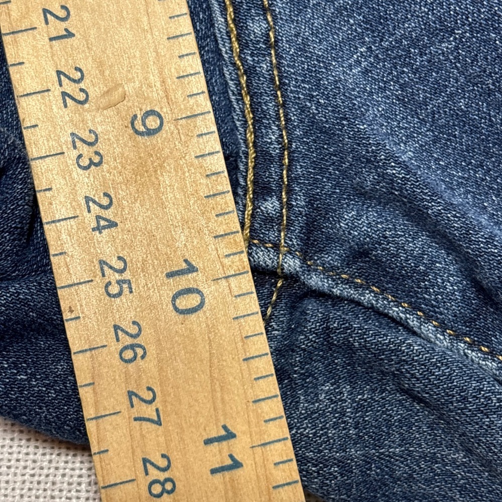 Levis Classic‎ Crop Denim Jeans Dark Wash Size 14 W32 - Picture 8 of 8